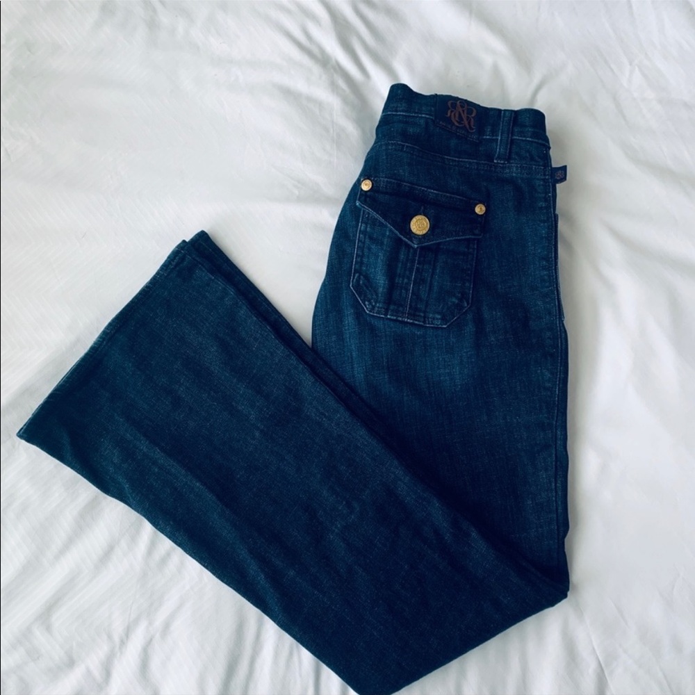 Rock & Republic Scorpion Flare Leg Jeans Size 10
